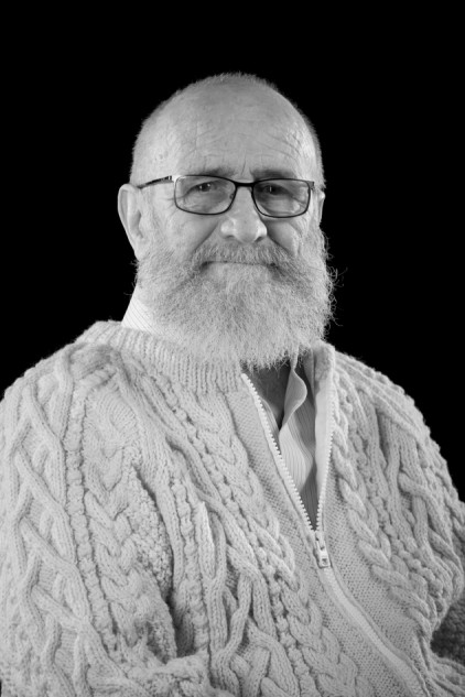 Mono Studio portraiture of man with beard